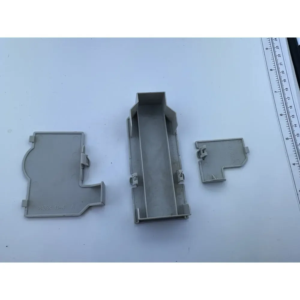 Complete Set of 3 OEM Serial & Hi Speed Port Covers Nintendo GameCube Silver